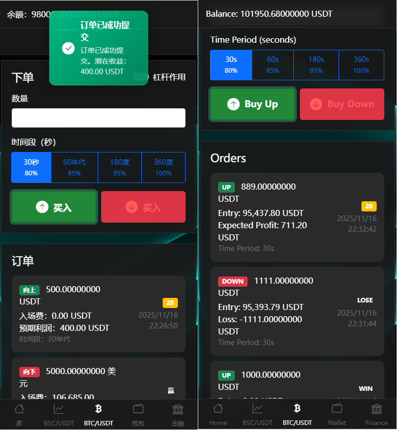 BitTong系统主界面